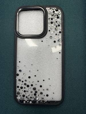 Black Noir – Crystal Embellished Phone Case