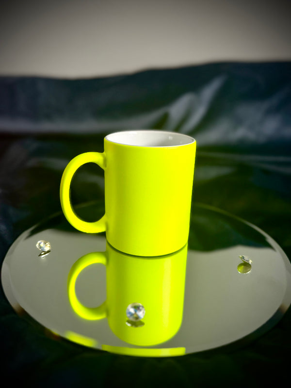 PREMIUM CRYSTALS Double Initial Neon Mugs – Personalized with Vibrant Elegance