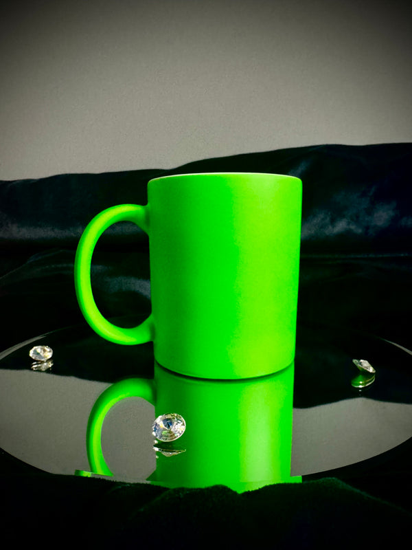 PREMIUM CRYSTALS Double Initial Neon Mugs – Personalized with Vibrant Elegance