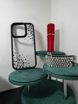 Black Noir – Crystal Embellished Phone Case