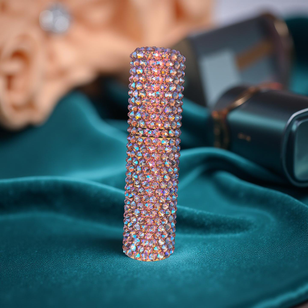 Golden Glow Crystal Perfume Atomiser – 10ml | Topaz Shimmer Crystals
