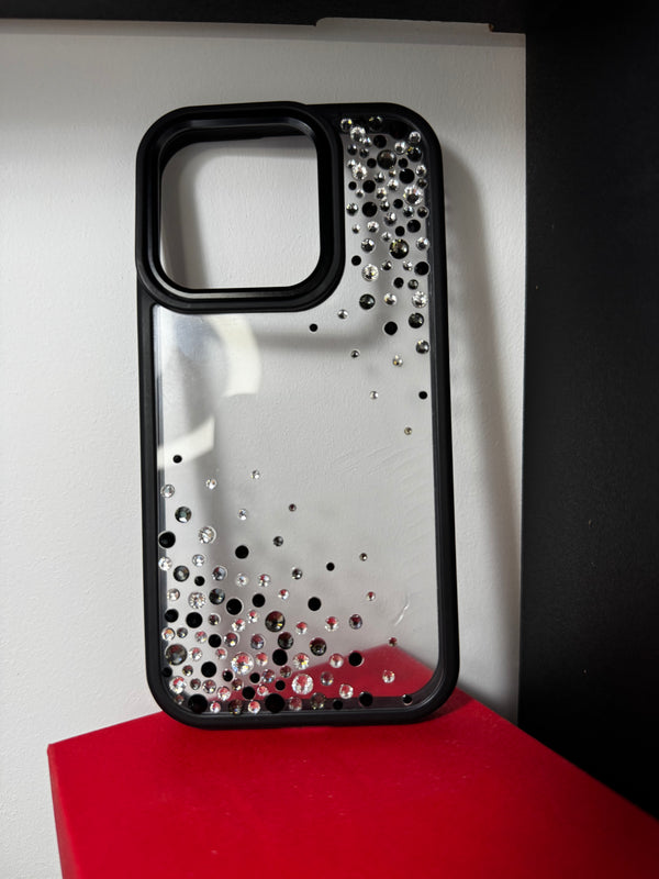 Black Noir – Crystal Embellished Phone Case