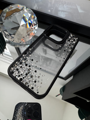 Black Noir – Crystal Embellished Phone Case