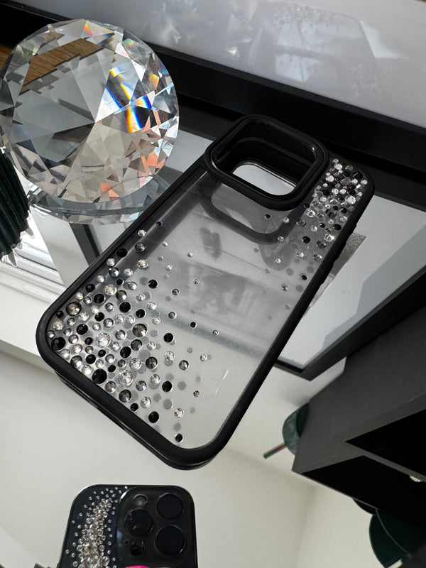Black Noir – Crystal Embellished Phone Case