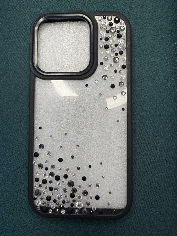 Black Noir – Crystal Embellished Phone Case