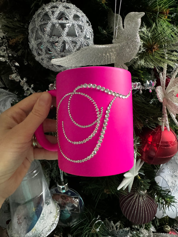 Personalised Neon Mugs with Crystals - Unique Gifts for All