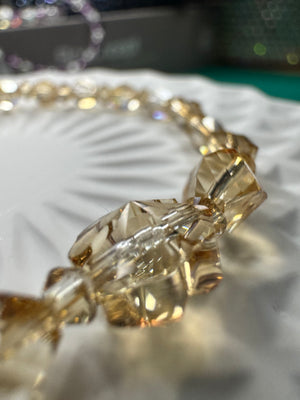 Golden Shadow Crystal Bracelet – Premium Austrian Beads
