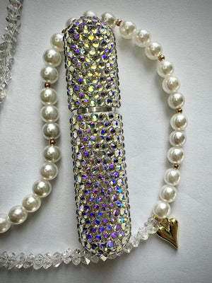 Glam on a Dime 5ml Perfume Atomisers with Full Cover Moonlight Crystals Embellishment (PERFUME NOT INCLUDED)