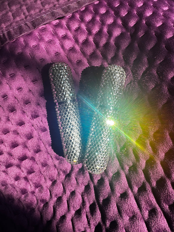 Glam on a Dime 5ml Perfume Atomisers with Full Cover Embellishment (PERFUME NOT INCLUDED)