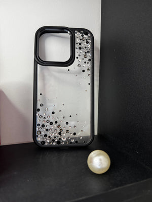 Black Noir – Crystal Embellished Phone Case